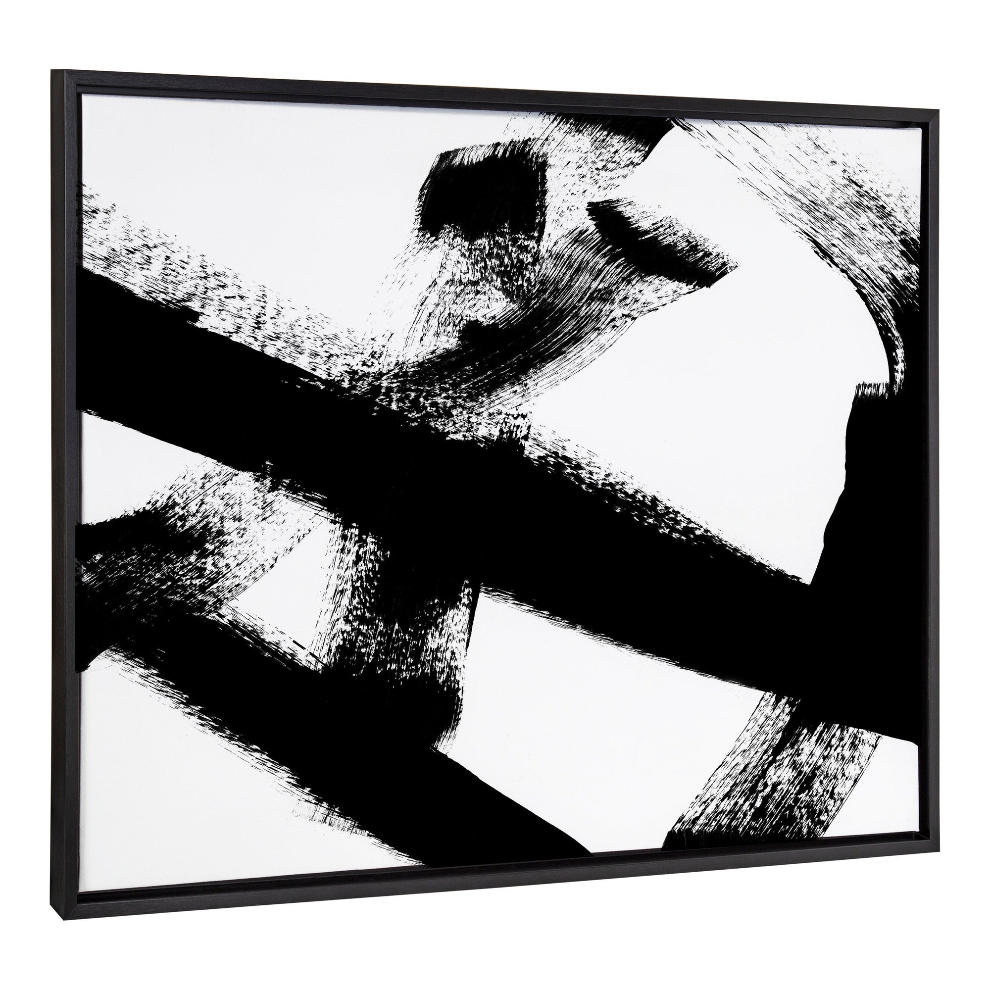Sylvie Gesture I BW Framed Canvas by kateandlaurel - main product image for Resin Society