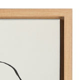 Sylvie Going in Circles Framed Textured Canvas Set