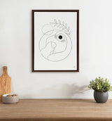 Sylvie Morning Coffee Hug Framed Canvas by kateandlaurel - product image 5 for Resin Society