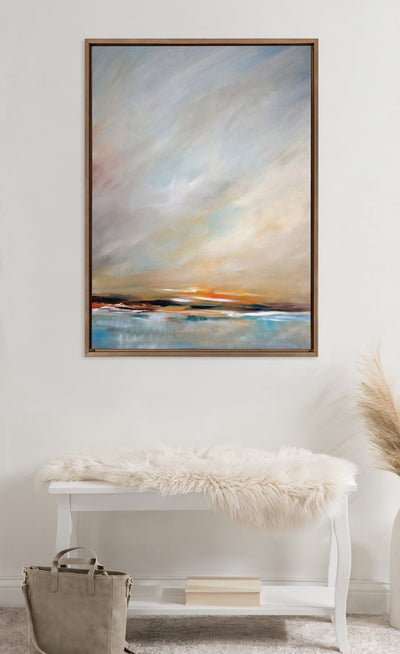 Sylvie Day's End Framed Canvas by Mary Sparrow