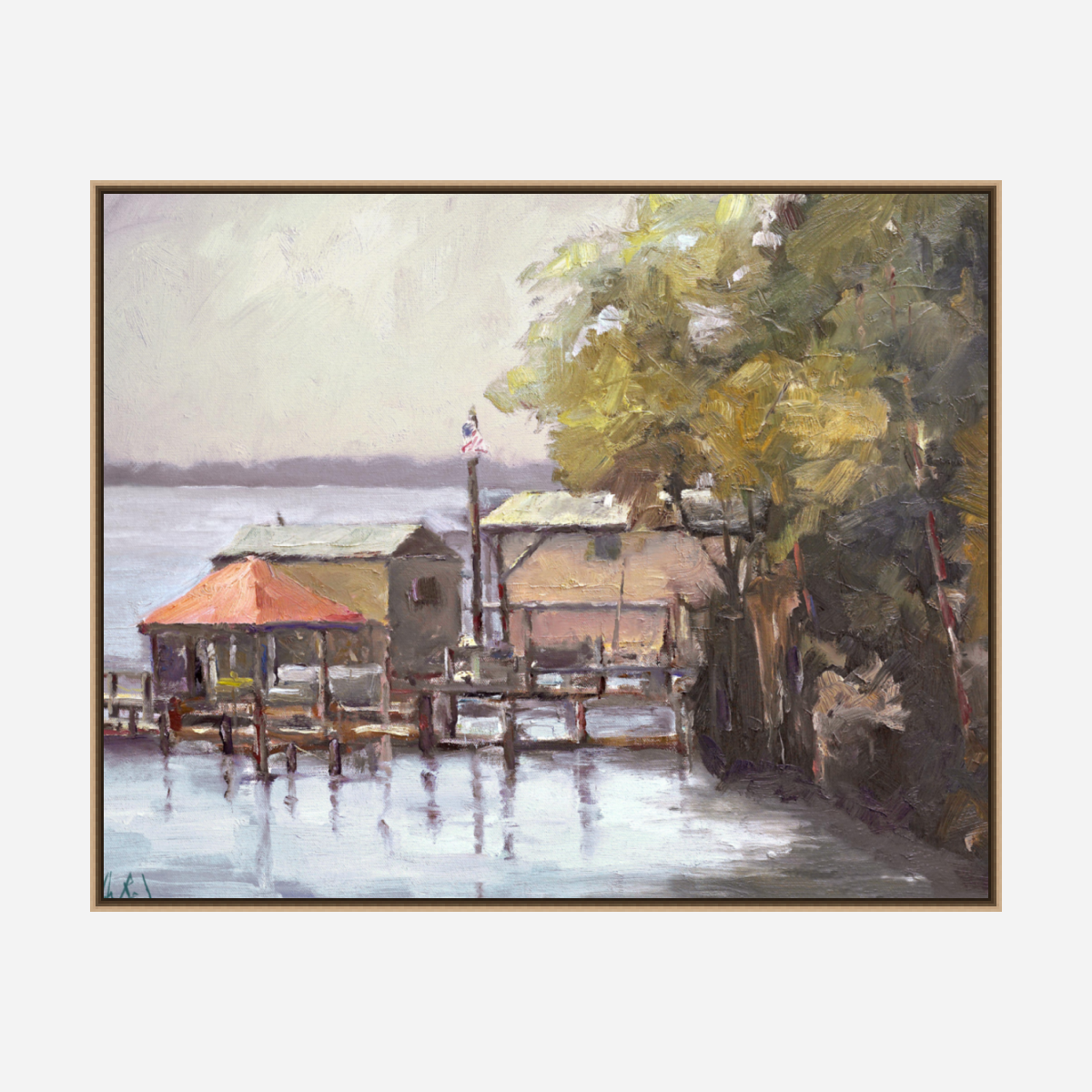 Julington Creek Artist Enhanced Canvas Print by John Beard Collection - product image 8 for Resin Society