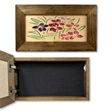 Just Flowers Hidden Gun Storage Wall Decor by Bellewood Designs - main product image for Resin Society