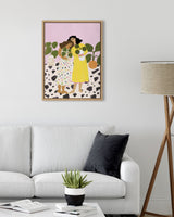 Sylvie No Thanks We Have Plants Framed Canvas by kateandlaurel - product image 7 for Resin Society