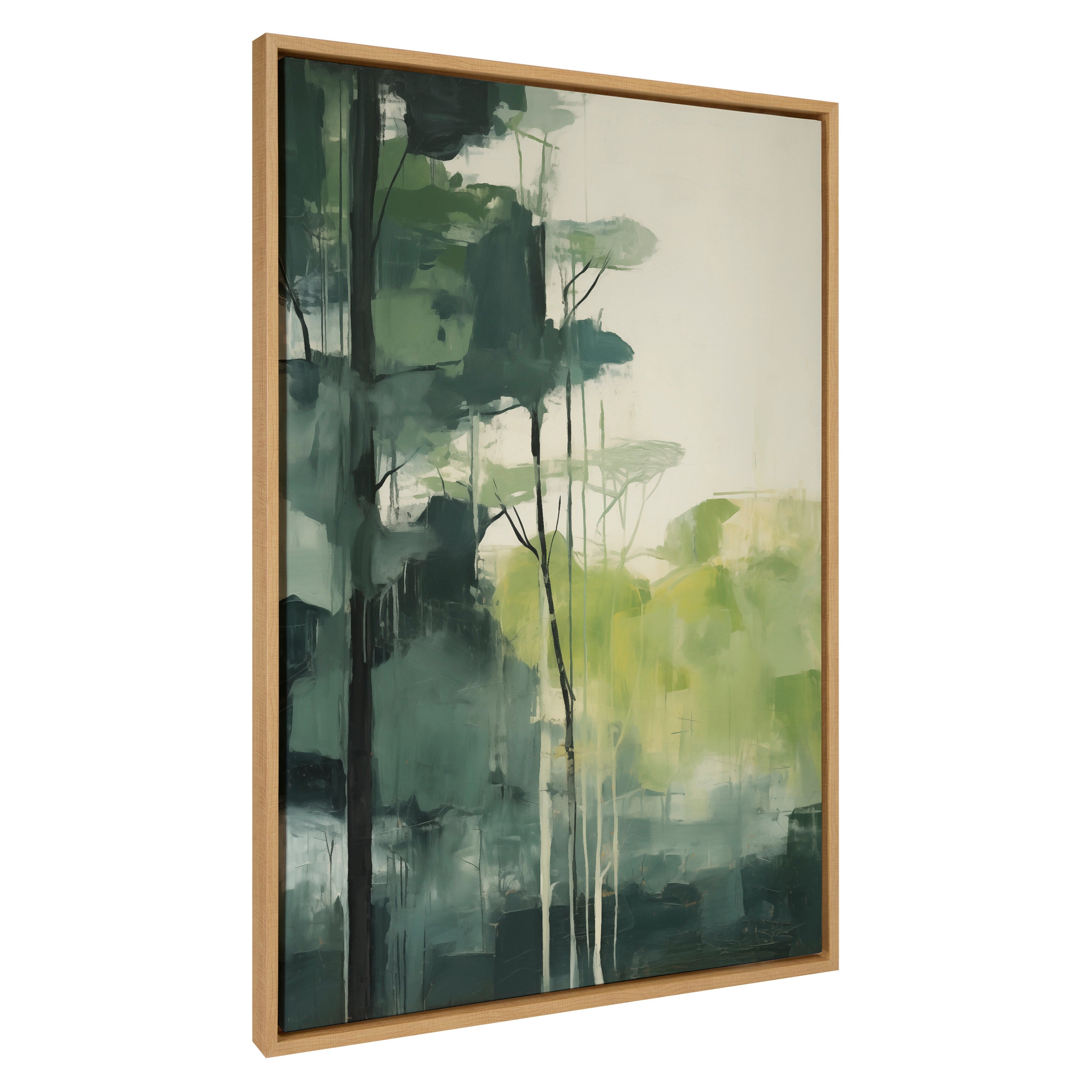 Sylvie Whispering Trees II Framed Canvas by Amy Lighthall