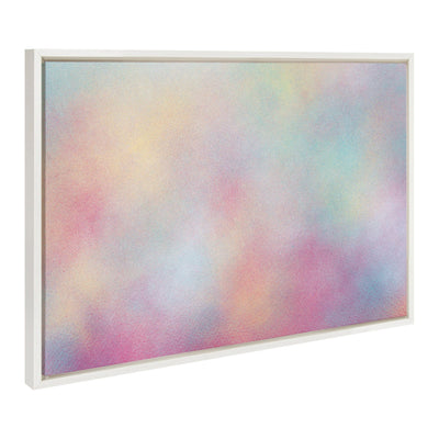 Sylvie MP Baby Girl Framed Canvas by kateandlaurel - product image 2 for Resin Society