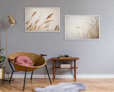 Sylvie Marsh Grass No 8 Framed Canvas by Crystal Lynn Collins