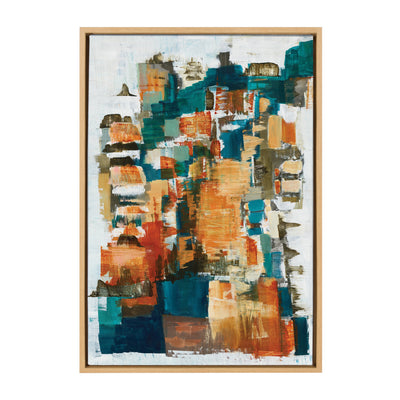 Sylvie Meteora Framed Canvas by Leah Nadeau by kateandlaurel - product image 2 for Resin Society