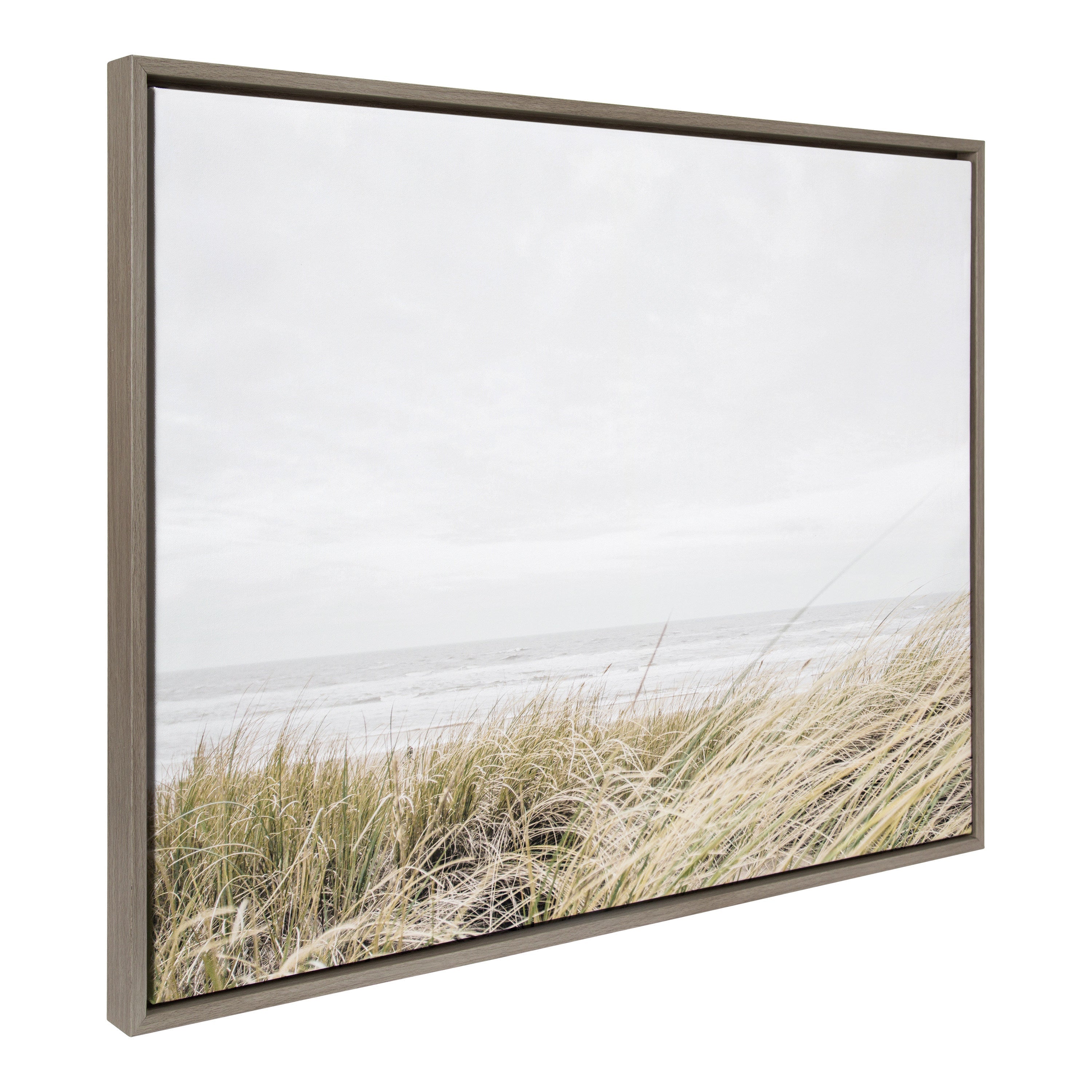 Sylvie East Beach Framed Canvas by Amy Peterson Art Studio by kateandlaurel - product image 13 for Resin Society