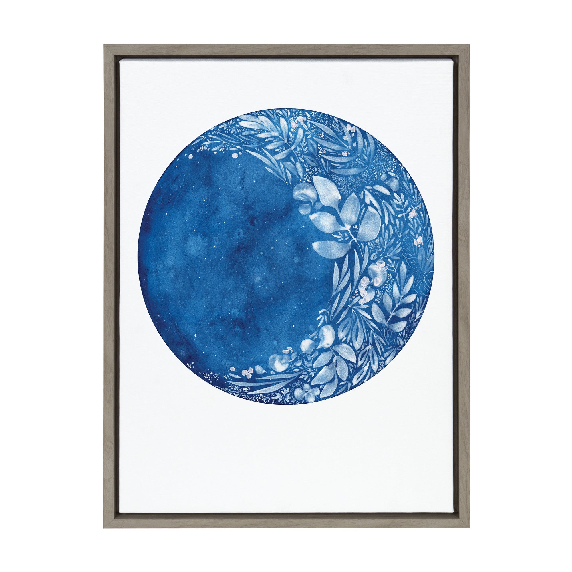Sylvie Waxing Flower Moon Framed Canvas by Ingrid Sanchez of by kateandlaurel - product image 9 for Resin Society