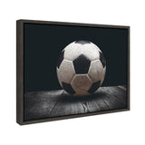 Sylvie Soccer Ball Framed Canvas by kateandlaurel - product image 2 for Resin Society
