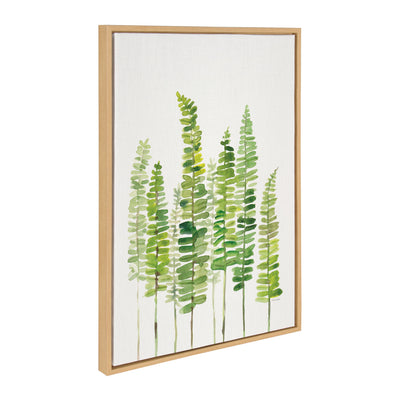 Sylvie Sword Ferns Framed Canvas by kateandlaurel - product image 10 for Resin Society