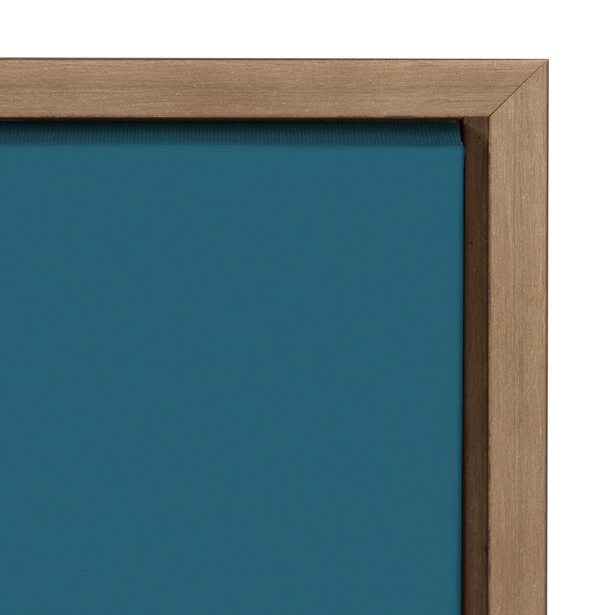 Sylvie Circles In Blue Framed Canvas by kateandlaurel - product image 3 for Resin Society