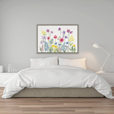 Sylvie Wildflorals Framed Canvas by kateandlaurel - product image 12 for Resin Society