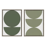 Sylvie Earthy Boho Geometric 1 Olive Green and Earthy Boho Geometric 2 by kateandlaurel - product image 2 for Resin Society
