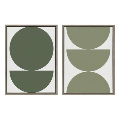 Sylvie Earthy Boho Geometric 1 Olive Green and Earthy Boho Geometric 2 by kateandlaurel - product image 2 for Resin Society