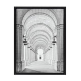 Sylvie Union Station Framed Canvas by kateandlaurel - main product image for Resin Society