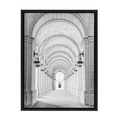 Sylvie Union Station Framed Canvas by kateandlaurel - main product image for Resin Society