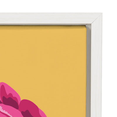 Sylvie Bright Peony Framed Canvas by kateandlaurel - product image 11 for Resin Society
