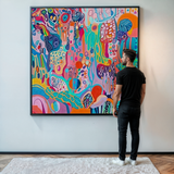 Canvas Print: "Kaleidoscopic Voyage" by Tailored Canvases - product image 3 for Resin Society