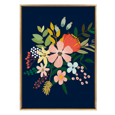 Sylvie Floralis C Framed Canvas by kateandlaurel - product image 2 for Resin Society
