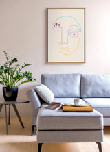 Sylvie Jahi Framed Canvas by kateandlaurel - product image 7 for Resin Society