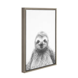 Sylvie Sloth Framed Canvas by Simon Te Tai by kateandlaurel - product image 18 for Resin Society
