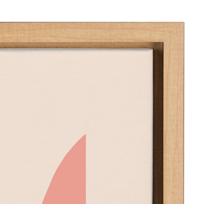 Sylvie Mid Century 5 Framed Canvas by kateandlaurel - product image 3 for Resin Society