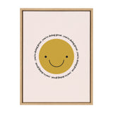 Sylvie Your Doing Great Framed Canvas by kateandlaurel - main product image for Resin Society
