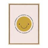 Sylvie Your Doing Great Framed Canvas by kateandlaurel - product image 9 for Resin Society