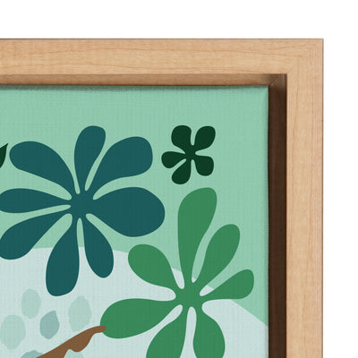 Sylvie Mid Century Modern Girl Friends Framed Canvas by kateandlaurel - product image 11 for Resin Society