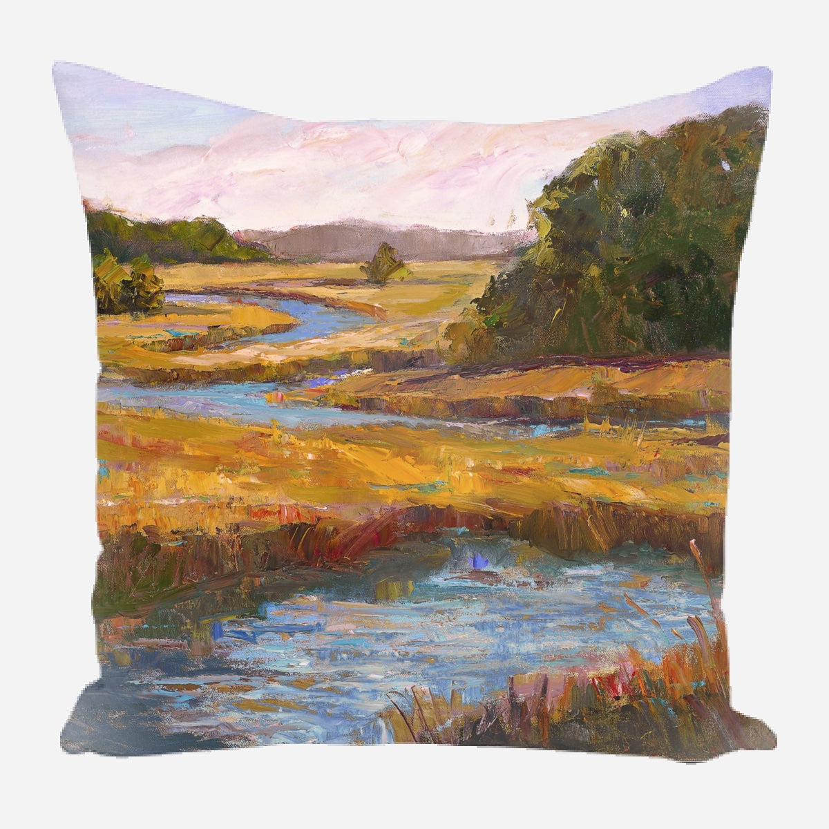 Kiawah Marsh Gold Pillow by John Beard Collection - main product image for Resin Society
