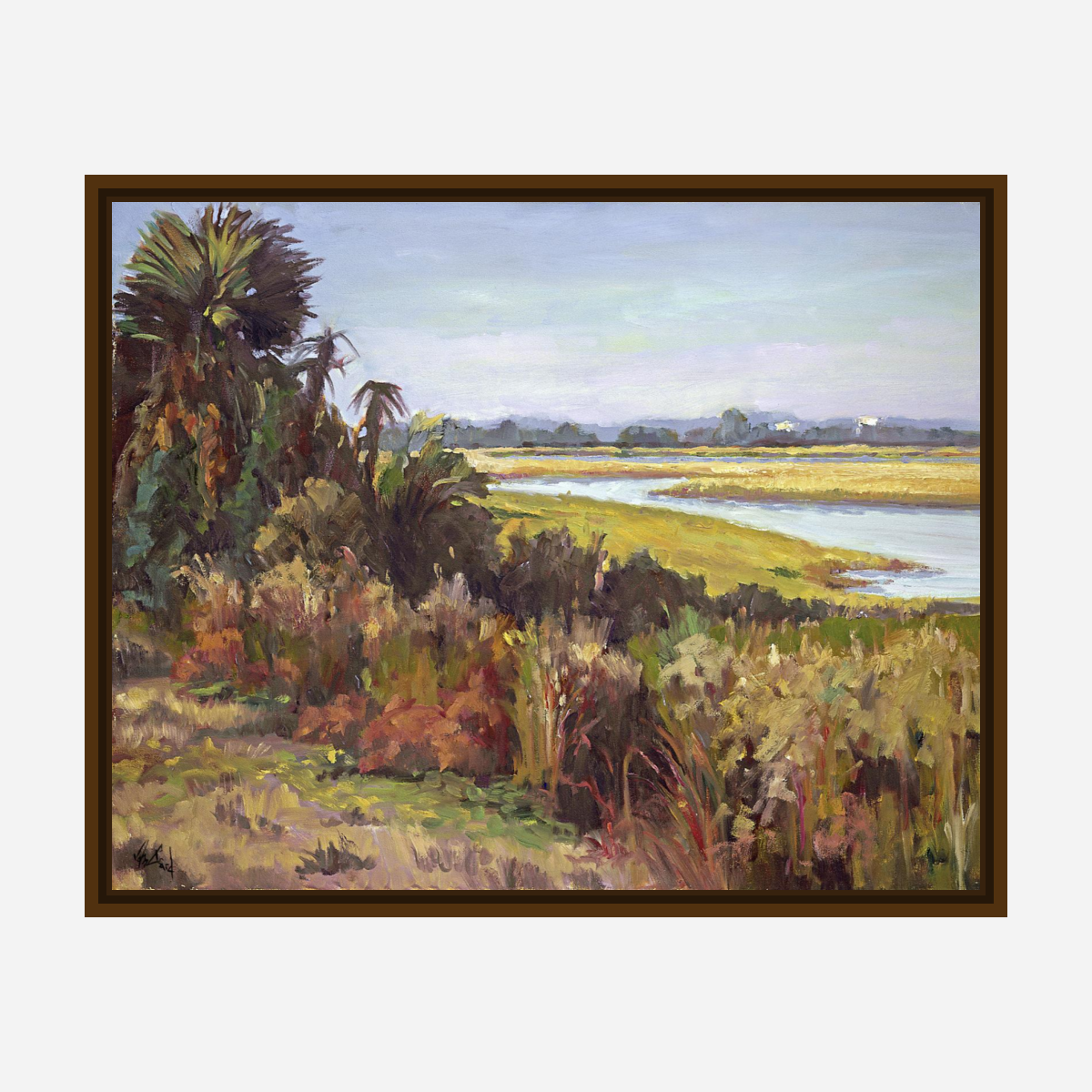 Kiawah Marsh with Palms by John Beard Collection - product image 4 for Resin Society