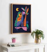 Sylvie Girl On Cheetah Framed Canvas by kateandlaurel - product image 7 for Resin Society