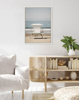 Sylvie Surf Shack Framed Canvas by kateandlaurel - product image 4 for Resin Society