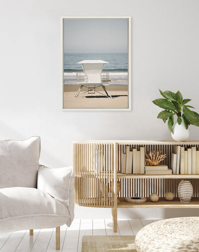 Sylvie Surf Shack Framed Canvas by kateandlaurel - product image 4 for Resin Society