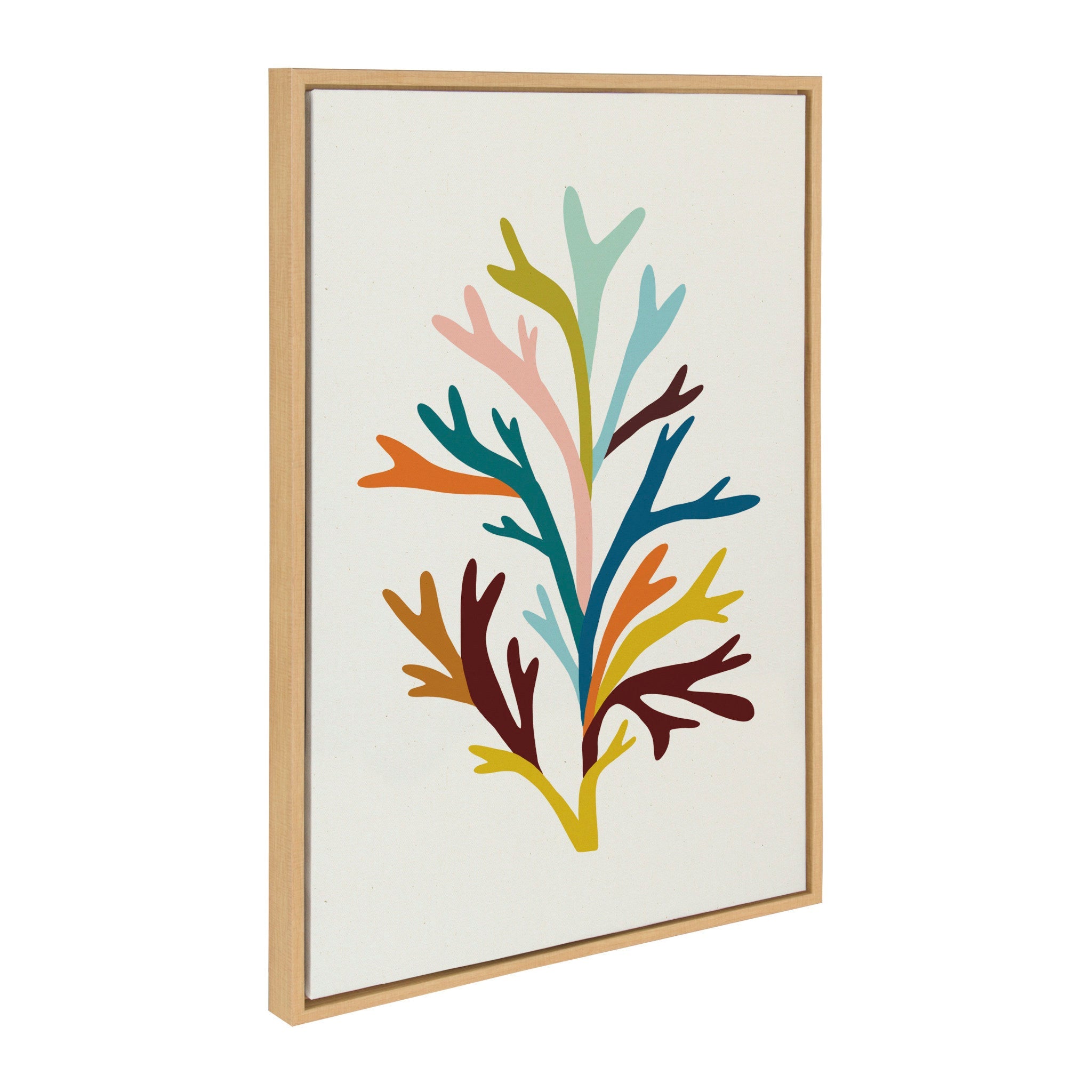 Sylvie Sea Plant and Ocean Treasures Framed Canvas Set by Alicia Schultz by kateandlaurel - product image 2 for Resin Society