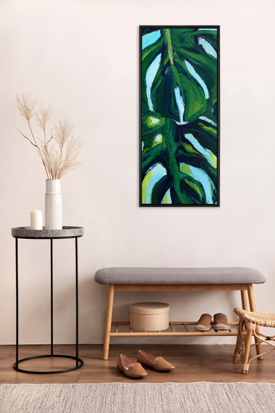 Sylvie Blank Framed Canvas 18x40