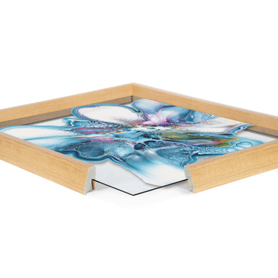 Blake Indigo Blooms Framed Printed Art by Xizhou Xie