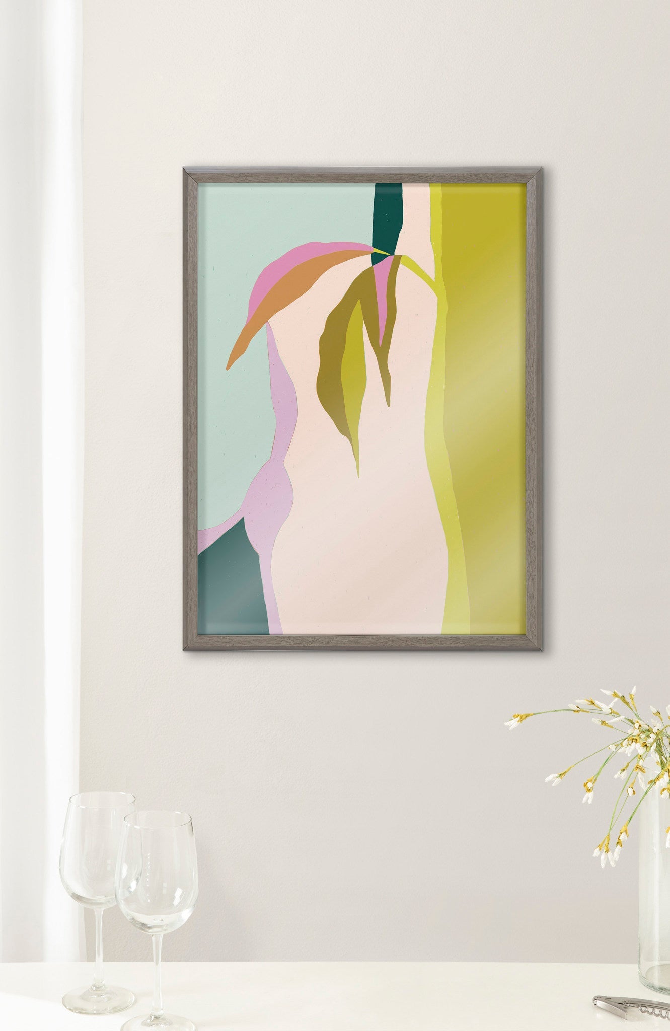 Blake Delight In The Moment 2 Framed Printed Glass by kateandlaurel - product image 5 for Resin Society
