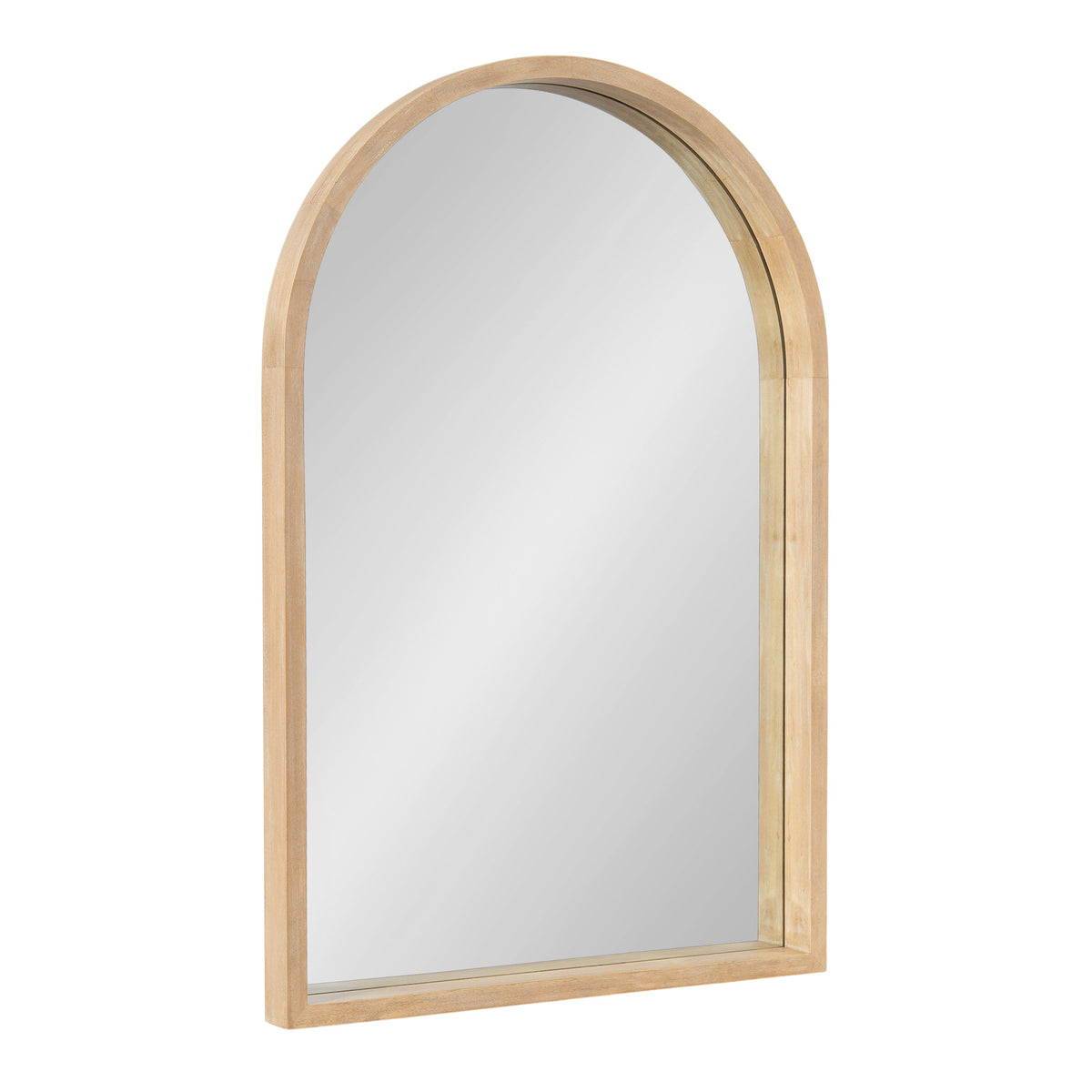 Hutton Wood Framed Arch Mirror by kateandlaurel - main product image for Resin Society