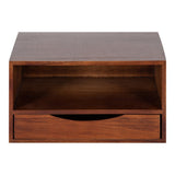Hutton Floating Wall Shelf with Drawer