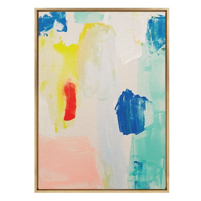 Sylvie Pop of Color II Framed Canvas by Amy Lighthall