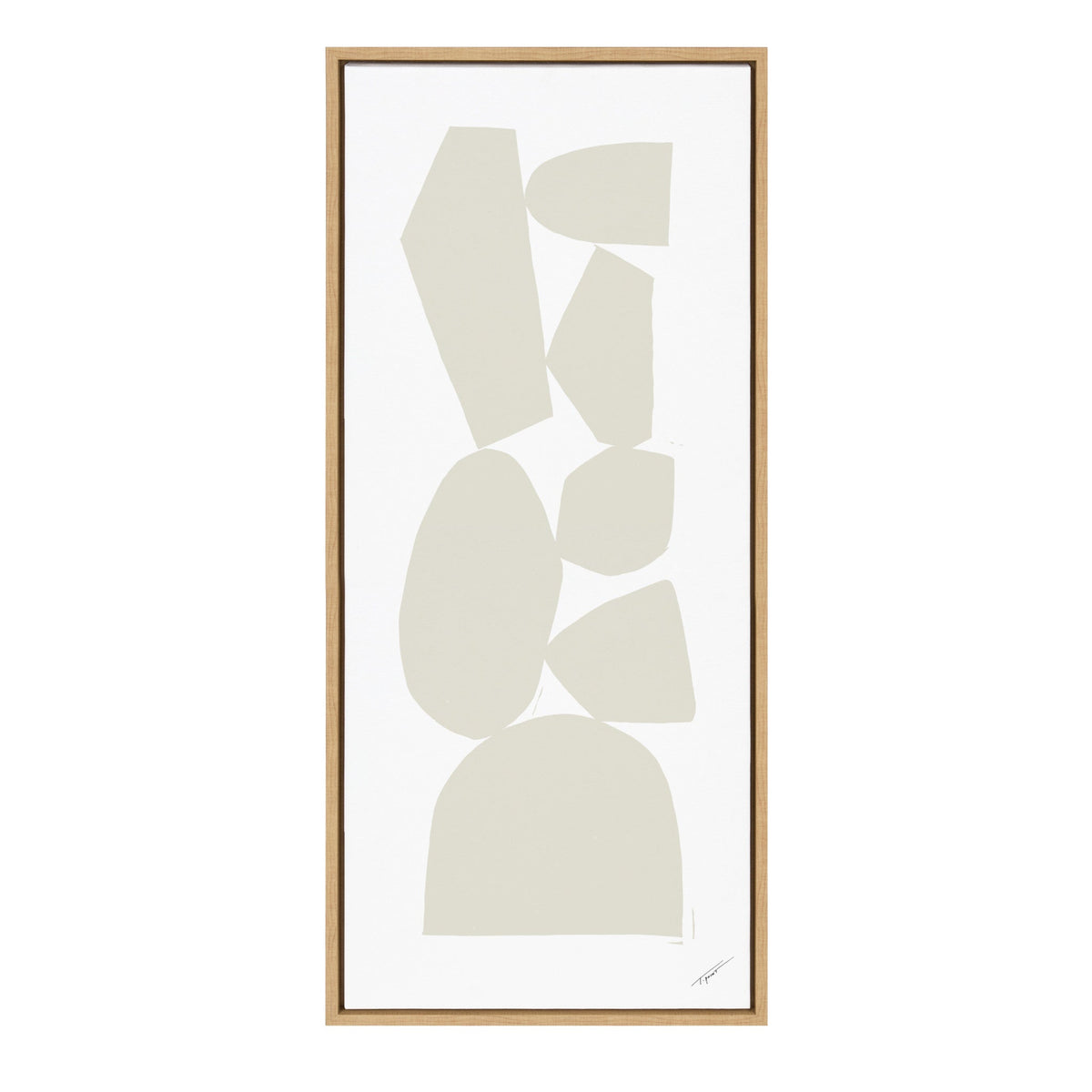 Sylvie Constructed IV Framed Canvas by kateandlaurel - product image 2 for Resin Society
