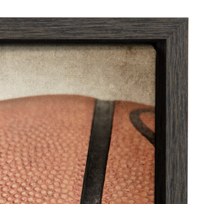Sylvie Vintage Bball Framed Canvas by kateandlaurel - product image 3 for Resin Society