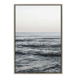 Sylvie Calm Ocean Vibes Framed Canvas by Vidal Hernandez by kateandlaurel - main product image for Resin Society