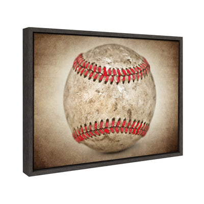 Sylvie Vintage Hardball Framed Canvas by kateandlaurel - product image 2 for Resin Society