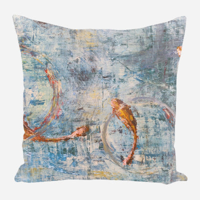Koi Reflections Pillow by John Beard Collection - main product image for Resin Society
