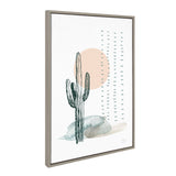 Sylvie Desert Cactus Framed Canvas by kateandlaurel - product image 9 for Resin Society