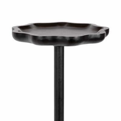 Alezar Scallop Wood Drink Table