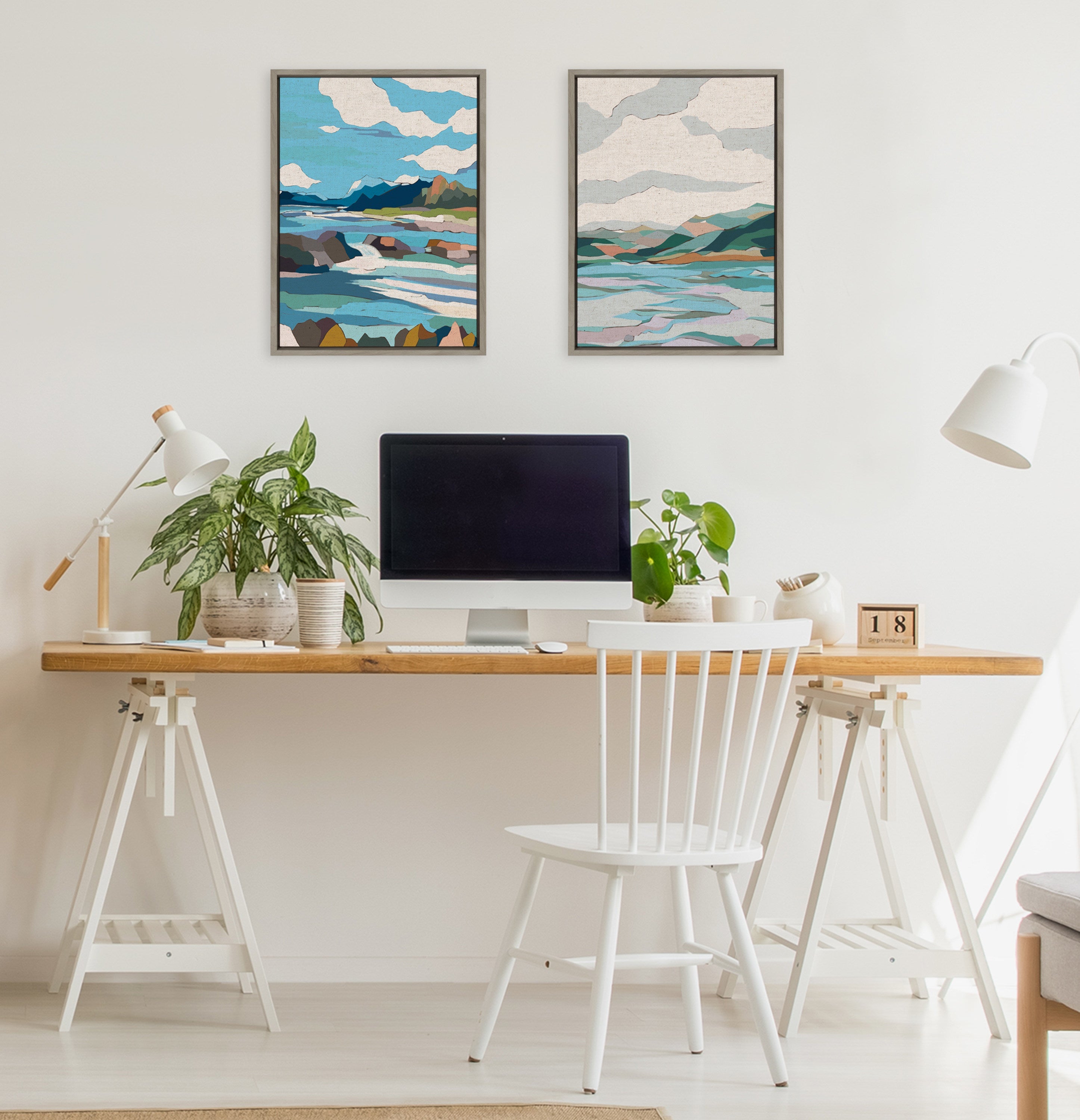 Sylvie Brienz Framed Canvas by Nikita Jariwala